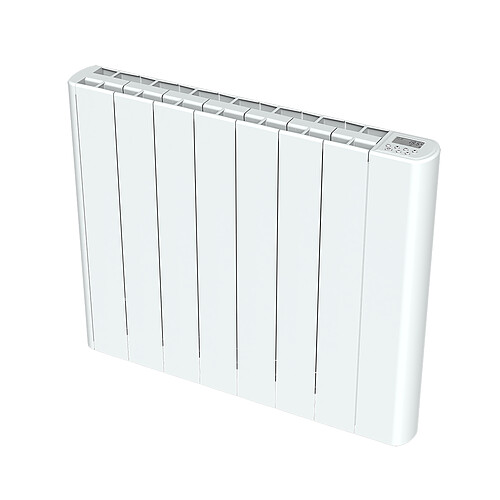 Radiateur à inertie plat - Coeur de chauffe pierre - LCD - 1500W - Cayenne