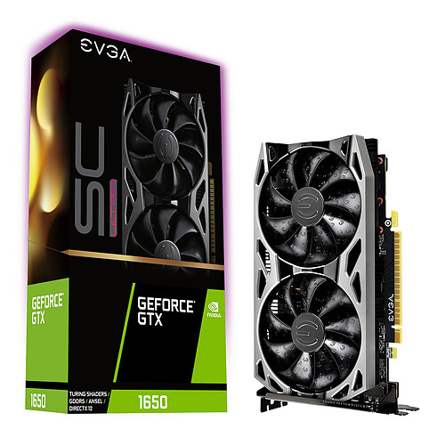 EVGA Geforce GTX 1650 - SC ULTRA - 4 Go