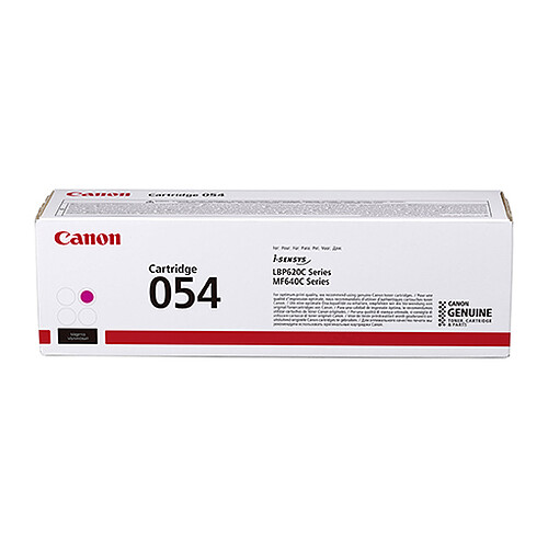 Toner Canon 054 couleur pour imprimante laser magenta