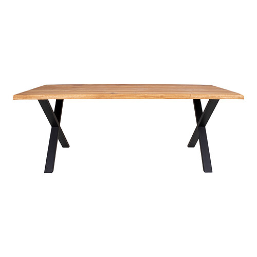 House Nordic Table à Manger TOULON En Chêne Vernis 200x95xh76x4 cm