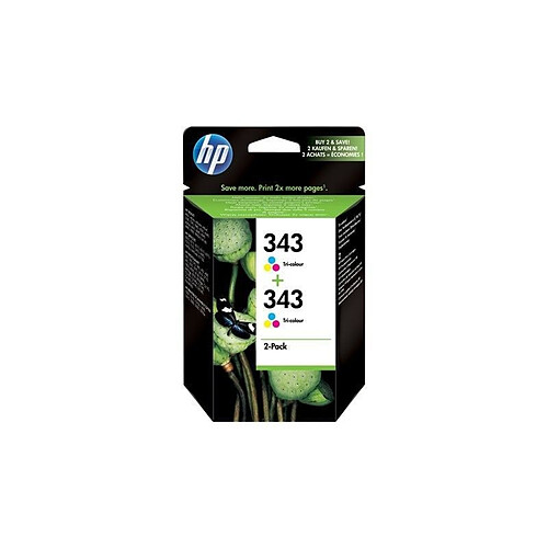 HP Pack de cartouches d'encre Couleur 343 - CB332EE