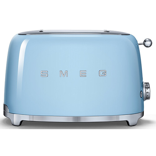 Smeg Grille-pain Bleu Azur - TSF01PBEU