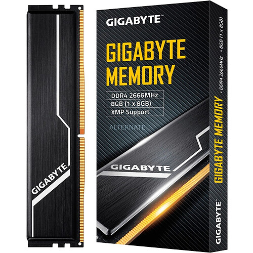 Gigabyte Mémoire PC - 1x8 Go - DDR4 2666 MHz