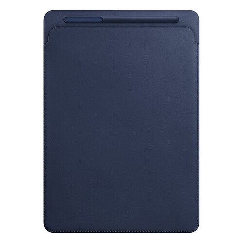 Apple Leather Sleeve iPad Pro 12.9 - MQ0T2ZM/A - Bleu nuit