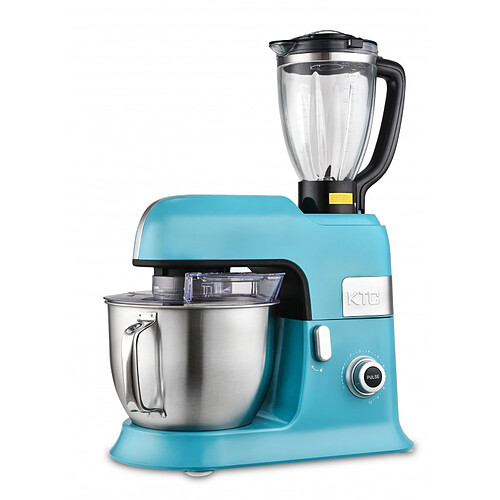 Robot Petrin 6.5l Kitchencook Avec Blender Sécurise Et Accessoires En Téflon Expert xl Bleu