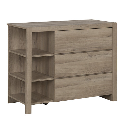 Gami Commode 3 tiroirs Ethan - Bois