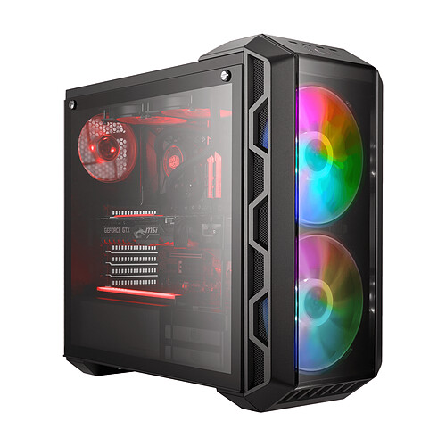 Cooler Master Ltd MasterCase H500 - E-ATX - RGB - Iron grey - Avec fenêtre