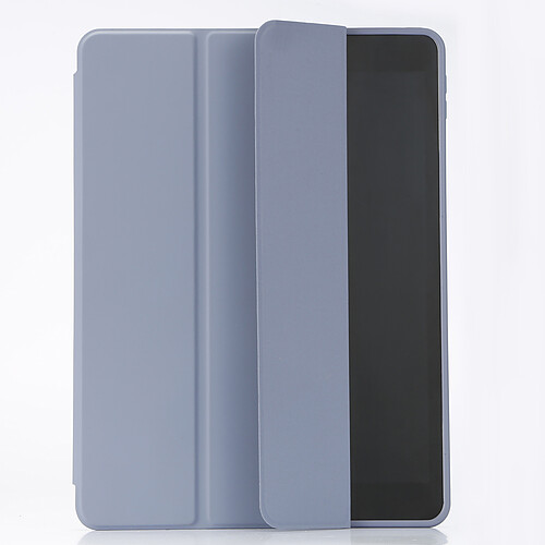 WE Étui Folio Compatible iPad 9e Génération 2021/iPad 8e Génération 2020/iPad 7e Génération 2019, Etui de Protection à Rabat avec Support, Dos Transparent, Support pour Stylet iPad 10.2 Pouces, Lilas