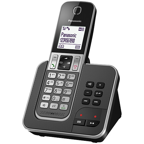 Panasonic Téléphone fixe sans fil avec répondeur KX - TGD320FRG