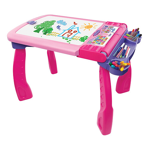 Magi chevalet interactif 3 en 1 rose - 193555