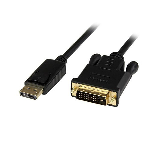 StarTech.com Câble adaptateur DisplayPort vers DVI actif de 1,8 m - Convertisseur DP vers DVI-D - 1920x1200 - Noir