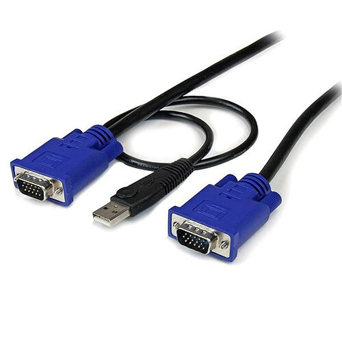 StarTech.com Câble pour Switch KVM VGA avec USB 2 en 1 - 1.80m