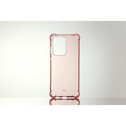 WE Coque Compatible avec [GALAXY S20 ULTRA] - Housse Fine avec Technologie Absorption des Chocs & Finition Premium TPU Silicone [Shock Absorbtion] - Rose Transparent