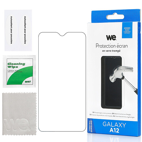 WE Verre Trempé pour Samsung Galaxy A12/A32 5G - Film Protection écran Anti-Rayures - Antibulles d'air Ultra Résistant