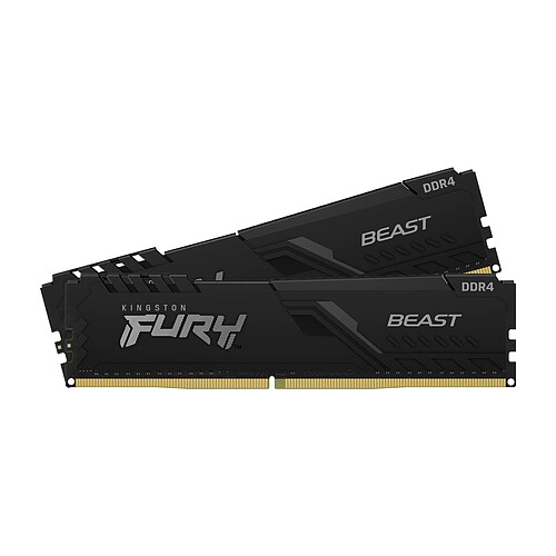 Kingston Fury Beast - 2x32 Go - DDR4 3200 MHz - CL16 Noir