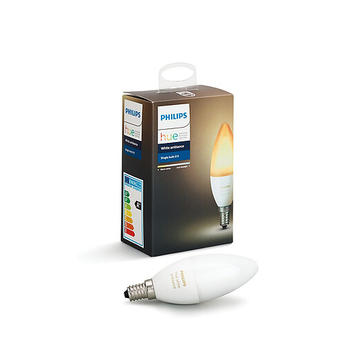 Philips White Ambiance Flamme E14