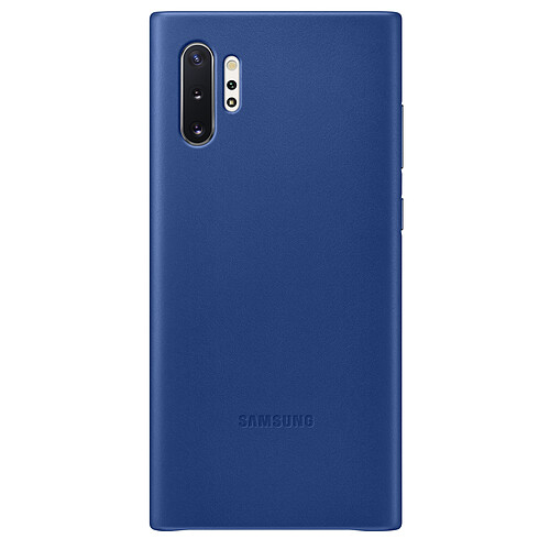 Samsung Coque cuir Galaxy Note10+ - Bleu