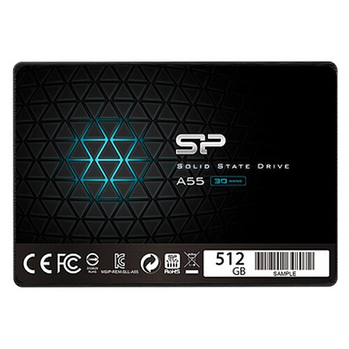 Silicon-Power A55 512 Go - 2,5" SATA III