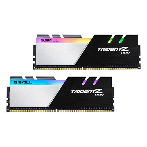 メモリー G.SKILL TRIDENT Z NEO 128GB DDR4 3200MHz G.Skill Trident Z Neo - 2 x 8 Go - DDR4 3200 MHz CL16 - Noir - RAM