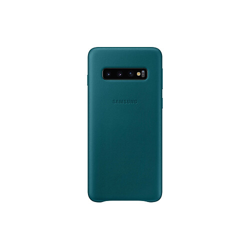 Samsung Coque Cuir Galaxy S10 Plus - Vert