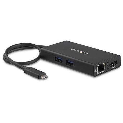 StarTech.com Adaptateur USB 3.0 Type C vers HDMI, RJ45 et USB 3.0