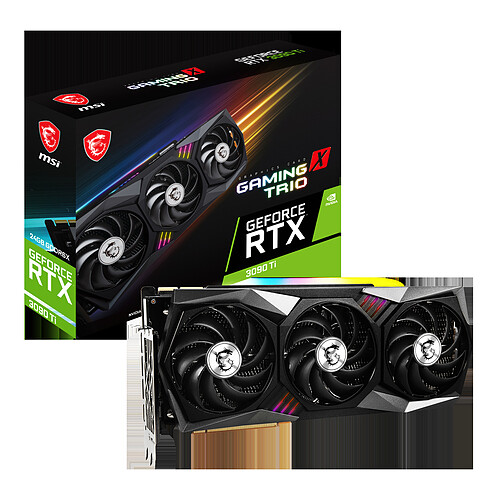 MSI GeForce RTX 3090 Ti GAMING X TRIO 24G · Reconditionné