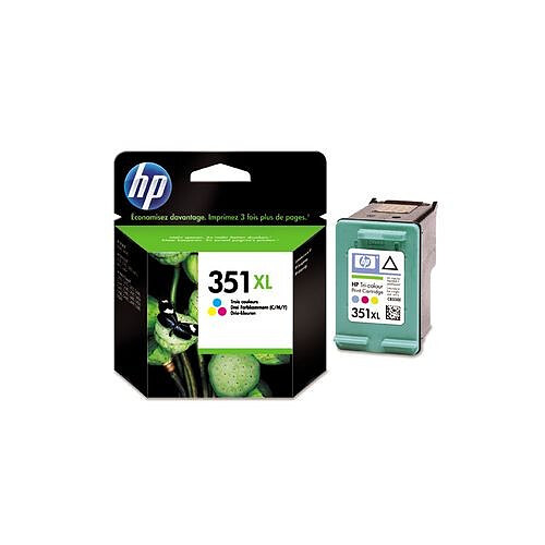 HP N°351 - Pack de 3 couleurs - Cyan, Magenta, Jaune - XL