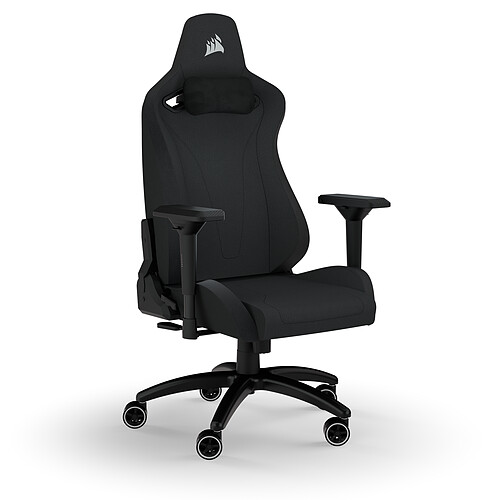 Corsair Fauteuil gaming TC200 – Tissu doux – Noir/noir