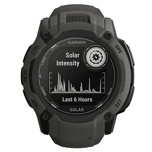 Montre connectée Mixte Garmin Instinct 2X Solar - 010-02805-00 Gris