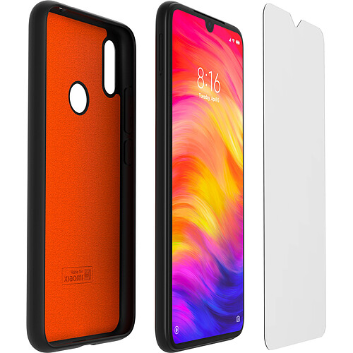 ModeLabs Pack de protection pour Xiaomi Redmi Note 7 - Noir