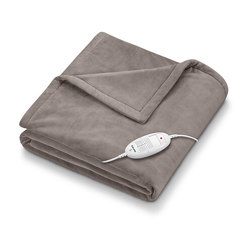 Couverture chauffante extra cosy Beurer HD 75 Gris