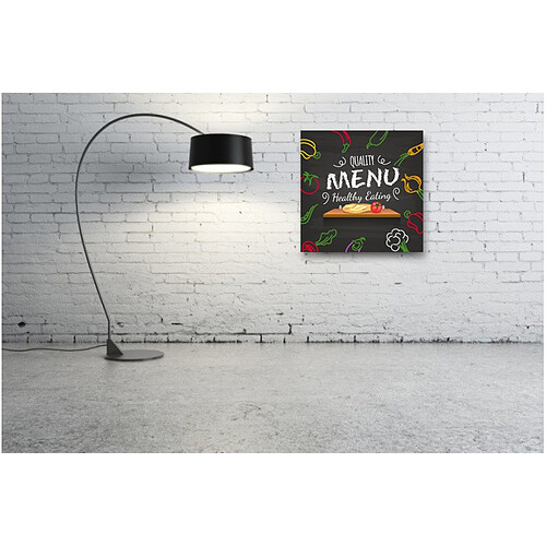 DECLIKTABLEAU Tableau Gourmand Menu Healthy Eating 80X80