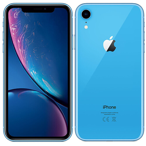 Apple iPhone XR - 64 Go - Bleu - Reconditionné