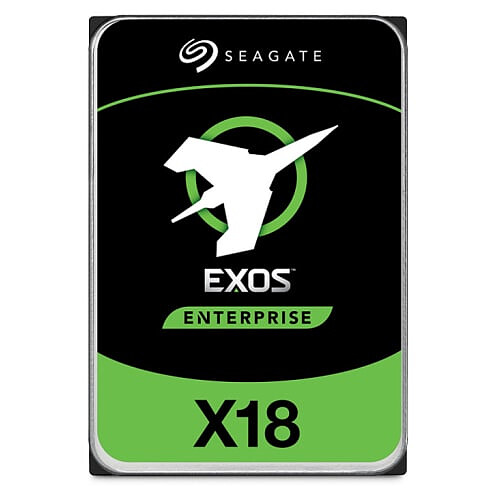 Seagate Technology Exos X18 Disque Dur HDD Interne 12000Go 3.5" SATA 258Mo/s Noir