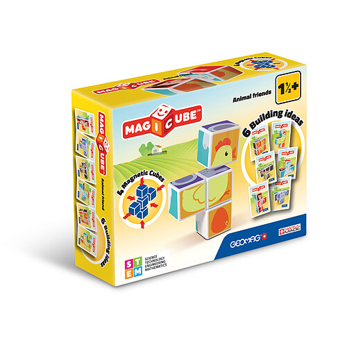 Giochi Preziosi MAGICUBE - Animaux amis (4 Cubes) - MAB02