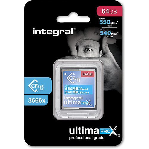 Integral UltimaPro X2 CFast 2.0 - 64 Go