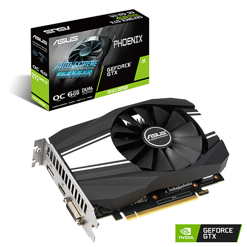 ASUS Geforce GTX 1660 Super - PHOENIX OC O6G - 6 Go