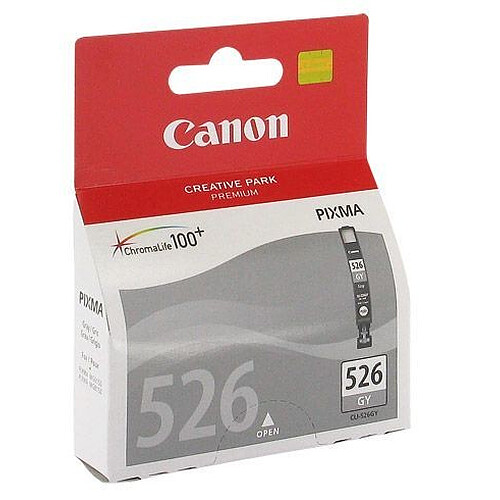 Cartouche imprimante jet d'encre gris photo Canon CLI-526GY