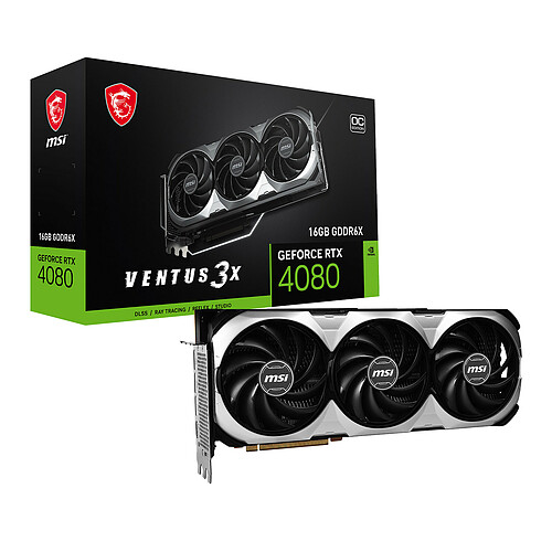 MSI GeForce RTX 4080 VENTUS 3X E OC 16G