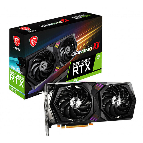 MSI RTX 3060 GAMING X 12GO LHR