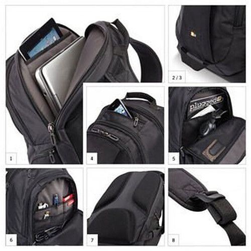 Case Logic Sac à dos pour ordinateur portable 15,6