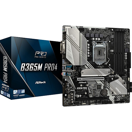 ASRock INTEL B365M PRO4 - Micro ATX · Reconditionné