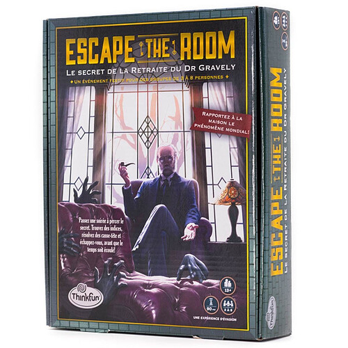 Think Fun Escape the Room - Le secret de la Retraite du Dr Gravely - 76312