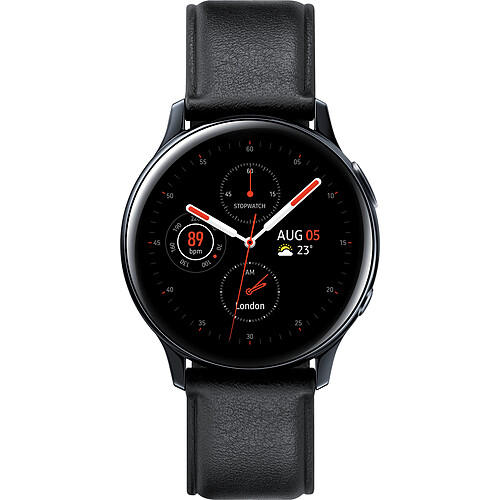 Samsung Galaxy Watch Active 2 - 40 mm - Acier Noir Diamant - Bracelet Noir · Reconditionné