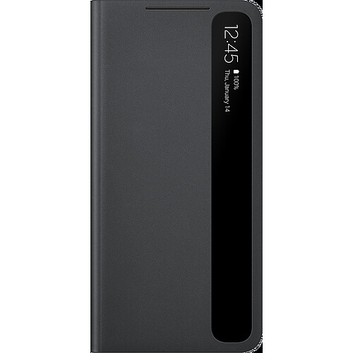 Folio Clear View Cover Noir pour Samsung G S21 5G Samsung