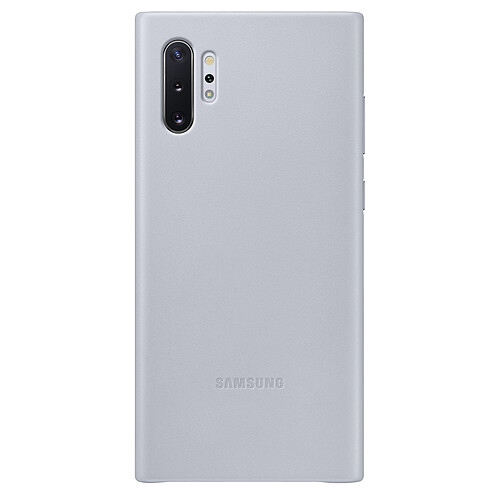 Samsung Coque cuir Galaxy Note10 Plus - Gris 