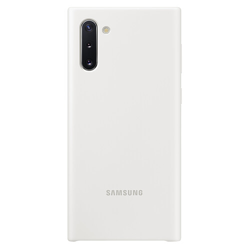 Samsung Coque Silicone Galaxy Note10 - Blanc