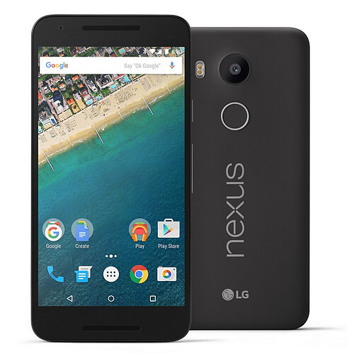 LG Google Nexus 5X noir 32 Go débloqué