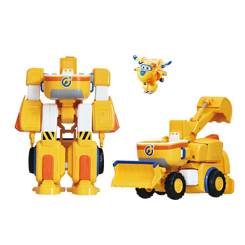 Super Wings - Véhicule Transformable en robot ''Transforming Cruiser'' 18cm  - DONNIE - YW720312