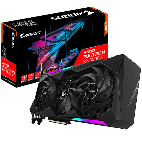 Gigabyte Radeon RX 6800 AORUS XT MASTER - Triple Fan - 16G